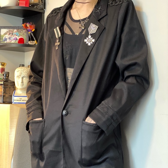 NWT DollsKill Current Mood Military Blazer - Picture 11 of 11